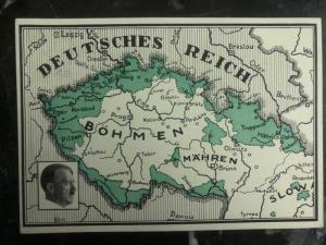 1938 Breitenbach Sudetenland Germany  Postcard Cover New Territories b