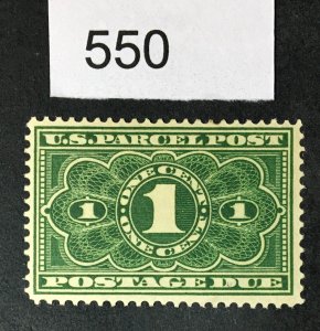 US STAMPS # JQ1 MINT OG H CAT. $ LOT #550
