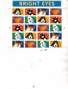 Bright Eyes 32c US Postage Sheets VF MNH #3230-34