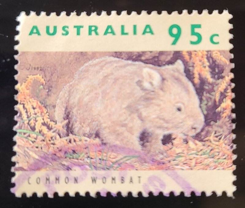 AU - S#1285 - Used - 1992 - $0.95 - Common Wombat