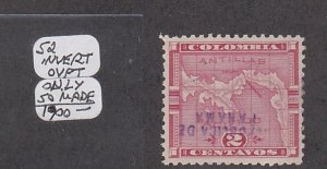 Canal Zone # 52, Inverted Overprint,  No Gum