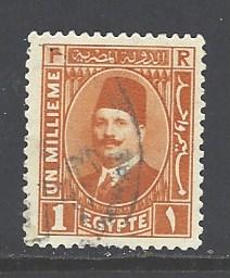 Egypt 128 used wm 195 (DT)