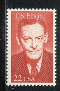 2239 * T.S.ELIOT  *  U.S. Postage Stamps  MNH