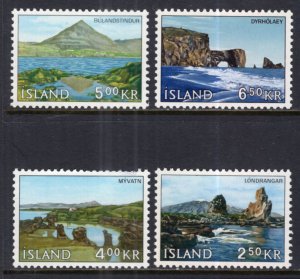 Iceland 380-383 MNH VF