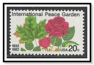US #2014 Peace Garden MNH