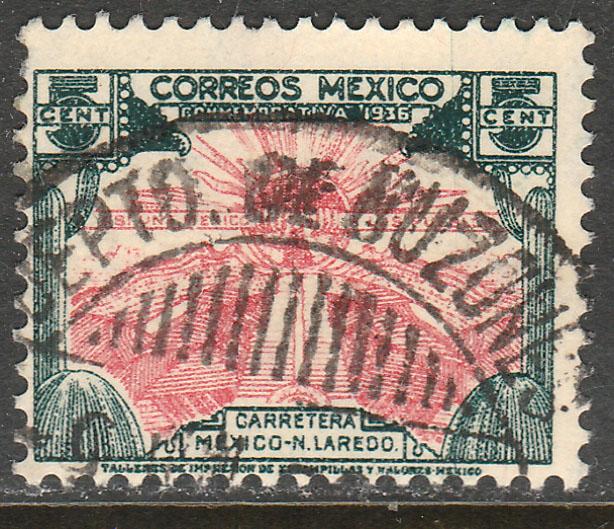 MEXICO 725, 5c HIGHWAY INAUGURATION. USED. F-VF. (577)