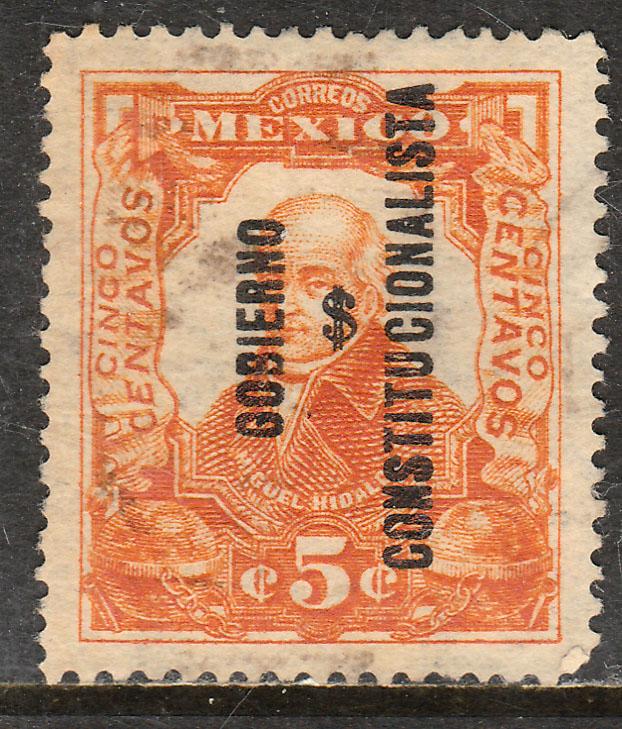 MEXICO 427, 5c REVOLUT OVPT GOBIERNO $ CONSTITUC. Used (295)