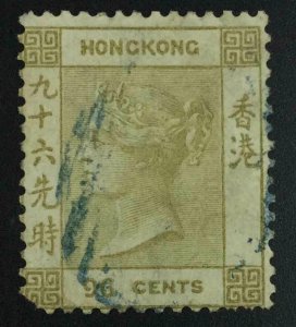 MOMEN: HONG KONG SG #18 CROWN CC USED £750 LOT #63419