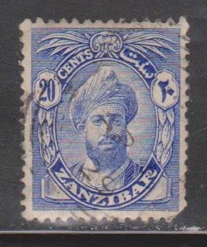 ZANZIBAR Scott # 166 Used