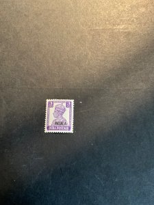 Stamps Indian States Patiala  Scott #109 never hinged