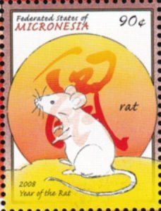 US 765 Trust Territories Micronesia NH VF Year Of The Rat