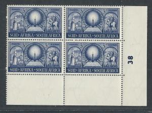 SOUTH AFRICA SC# 114 CONTROL B/4 FVF MLH 1949 