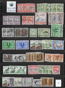 WC1_3487 BRITISH COLONIES. CEYLON. Dealer stock of 1949-1972 stamps. MH-MNH/Used