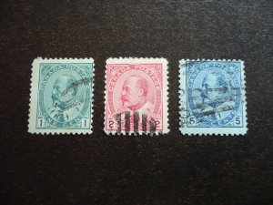 Stamps - Canada - Scott# 89-91 - Used Part Set of 3 Stamps