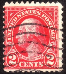 1923, US 2c, Washington, Used, Sc 554