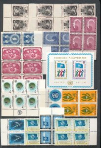 United Nations MNH Mixture(Apx 250 Stamps) (HP259) 