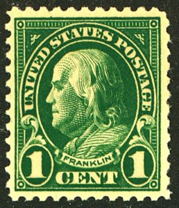 U.S. #552 MINT OG HR