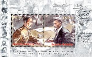 South Africa - 2002 Centenary of Anglo-Boer War MS SG MS1384