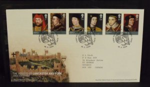 15747   GREAT BRITAIN   FDC # 2549-2554     Kings & Queens     CV$ 13.00