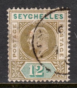 Seychelles - Scott #55 - Used - A few toning spots on reverse - SCV $4.00