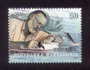 Macedonia Sc# 576 MNH Ernest Hemmingway