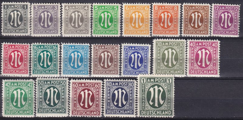 Germany #3N1-20 MNH CV $40.00  (Z4692)