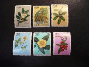 Stamps - Cuba - Scott# 1490-1495 - Mint Hinged Set of 6 Stamps