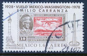 MEXICO C569, 50th Anniv Flight of Emilio Carranza Used F-VF. (1079)