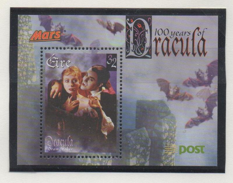 Ireland Sc 1087a 1997 Dracula stamp sheet mint NH