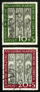 Germany Stamps # B316-17 Used VF Scott Value $125.00