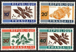 Rwanda Sc #27-30 Mint Hinged