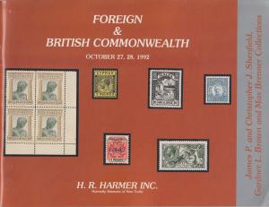 Shenfield, Brown & Brenner Collections, H.R. Harmer Auction Catalog