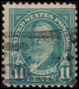 United States 563 - Used - 11c Rutherford B. Hayes (1922) (cv $0.60) +
