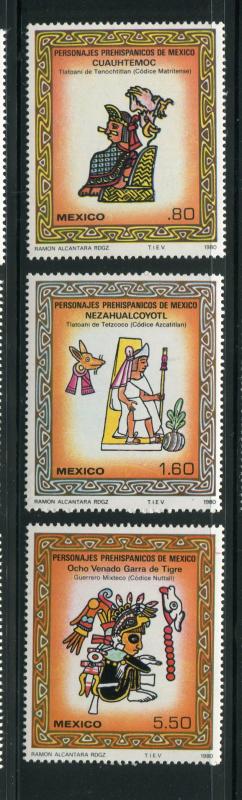 Mexico #1201-3 MNH