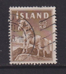 Iceland  #312  used  1958  pony 2.25k