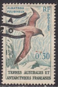 French Southern and Antarctic Territories 12  Albatros In Flight 1959
