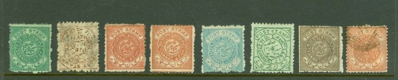 INDIA -  HYDERABAD STATE STAMPS 2 SCAN