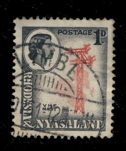 RHODESIA & NYASALAND - 1961 - SG19 CANCELLED LIMBE GCR TYPE DATE STAMP