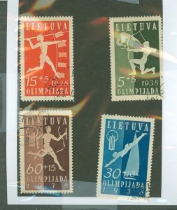 Lithuania #B43-B46  Single (Complete Set)