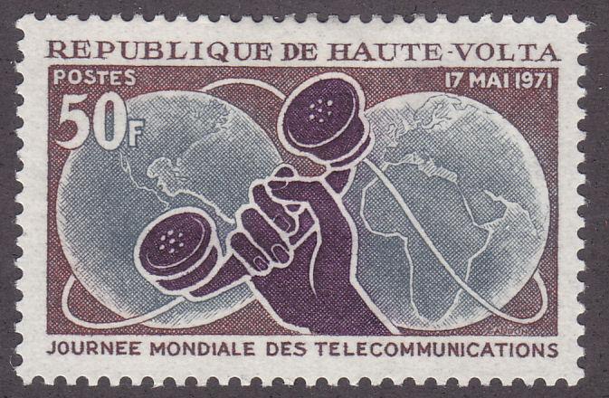 Burkina Faso 241 World Telecommunications Day 1971