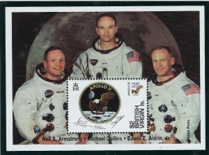 British Virgin Is 801 MNH 1994 Anniv of First Moon Landing (ak2216)