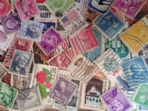 2,500 Used US XF Stamp Lot Unsearched From 600,000 Hoard  Choice 90% DIFFERENT!