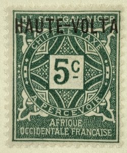 AlexStamps UPPER VOLTA #J1 XF Mint 