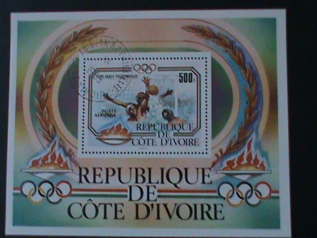 ​IVORY COAST-1983- PRE OLYMPIC GAMES-CTO S/S VERY FINE- WE SHIP TO WORLDWIDE.