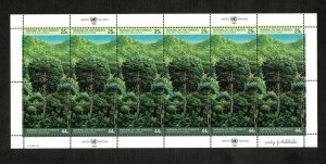 U.N. New York 1988 - SC#522-3 Survival of the Forests - 12 Sheets of Stamps, MNH