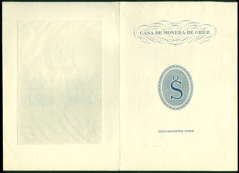 CHILE : 2 Better Souvenir Sheets. Very Fine, Mint No Gum as Issued.