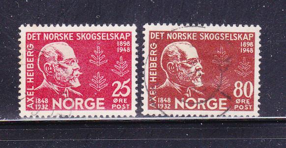 Norway 292-293 Set U Axel Heiberg, Diplomat (A)