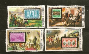 Upper Volta SC#352-355 Stamp on Stamp 1975 Set of 4 Used