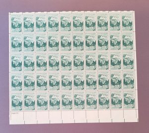 1011, Mt. Rushmore, Mint Sheet, CV $19