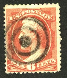 U.S. #208 USED CREASES THIN